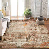 Garvee Modern Abstract Boho Washable Area Rug High-Traffic Areas Living Room Bedroom Kitchen Dining Camel 8x10 - Camel Brown