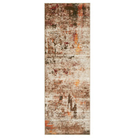 Garvee Modern Abstract Boho Washable Area Rug High-Traffic Areas Living Room Bedroom Kitchen Dining Camel 2x6