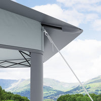 Garvee 13'x13' Hexagonal Pop-Up Gazebo Tent with Mosquito Netting - 6-Sided Instant Outdoor Canopy, Sun Shelter Pavilion for Patio, Light Grey & Dark Grey