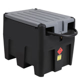 Garvee Portable Fuel Tank, 48 Gallon Diesel & Gasoline Transfer Tank With 12V Electric Pump, 10 GPM Flow Rate, 13ft Hose, Auto Fueling Nozzle , Fuel Transfer Tank for Easy Transportation, Black
