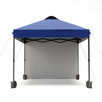 Garvee 10'x10' Pop Up Tent, Pop Up Canopy With Sidewall, UPF 50+, Easy to Set Up Outdoor Canopy, Adjustable Portable Gazebo for Parties, Camping, Gazebo With Wheel Cover Bag, 4 Sand Bags, 4 Ropes and 8 Spikes