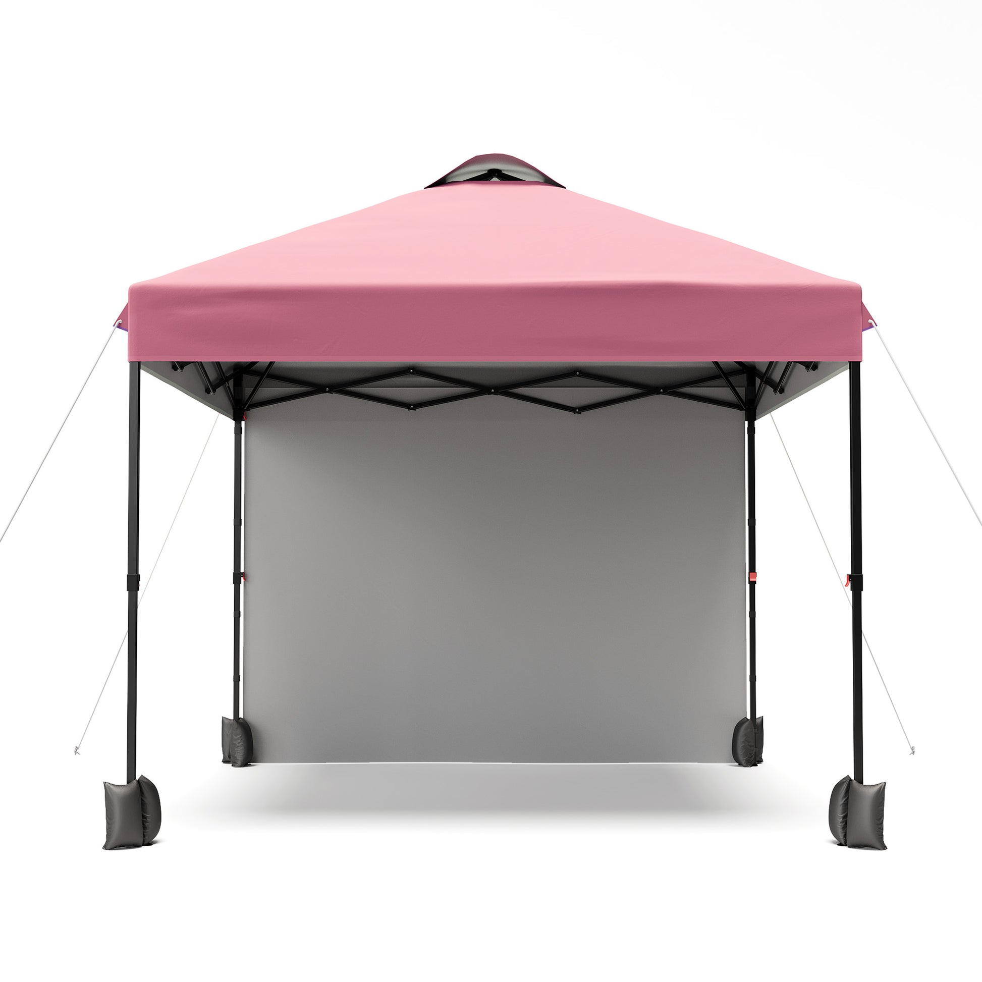 Garvee 10'x10' Pop Up Tent, Pop Up Canopy With Sidewall, UPF 50+, Easy to Set Up Outdoor Canopy, Adjustable Portable Gazebo for Parties, Camping, Gazebo With Wheel Cover Bag, 4 Sand Bags, 4 Ropes and 8 Spikes