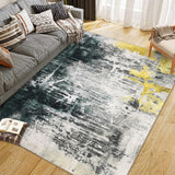 Garvee Bedroom Rug Washable Area Rug Non Slip Low Pile Boho Floral Small Carpet for Bedroom Bedside Soft Paisley Design - Green