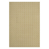 Garvee Modern Camel 5x7 Area Rug Braided Print Floor Cover with Non-Slip Backing, Washable Contemporary Indoor Carpet, Foldable Low Pile Throw Rug for Bedroom, Living Room