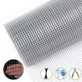 Garvee 1/2inch 6'×100' 19 Gauge, Chicken Wire Fence Wire Mesh Fence Galvanized Steel Poultry Netting Garden Fence Tree Guard Wire Fence Rolls Hardware Cloth for Yard Vegetable Plant Protection, Sliver - Silver