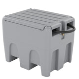 Garvee Portable Fuel Tank, 58 Gallon Diesel & Gasoline Transfer Tank With 12V Electric Pump, 10 GPM Flow Rate, 13ft Hose, Auto Fueling Nozzle , Fuel Transfer Tank for Easy Transportation, Gray - Gray