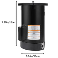 Garvee B2853 Pool Pump Motor Replacement 1.5HP 3450RPM Dual Voltage 115V/230V Compatible With A.O. Smith Century P56Y Frame Overheat Protection Swimming Pool Pump Parts