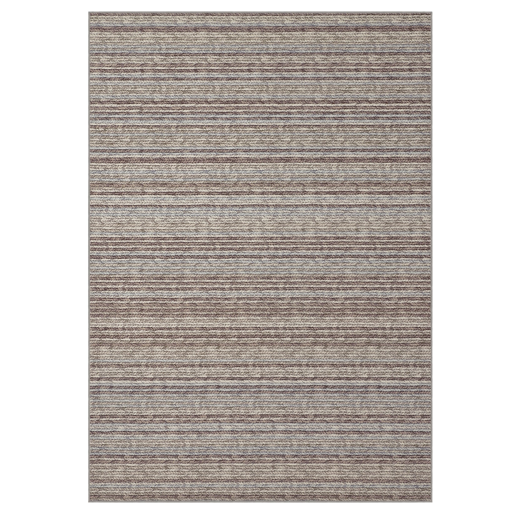 Garvee 9x12 Area Rug Modern Striped Rugs for Living Room Printed Braid Rugs Large Area Rugs Non-Slip Soft Gradient Rug for Bedroom Print Thin Abstract Carpet for Home Office, Camel