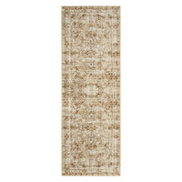 Garvee Area Rug Floral Washable Non-Slip Low-Pile Rugs for Living Room Kitchen, Soft Paisley Design, 0.3 Inch Thickness, Multi-Color