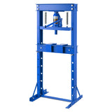 Garvee 20 Ton Heavy Duty Hydraulic Shop Press, Adjustable H Frame Hydraulic Shop Floor Press with Movable Plates, Overload Protection & Rust Resistant for Auto Repair, Blue - Blue