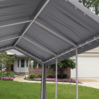 Garvee Heavy Duty 13x20 ft Carport with Reinforced Frame, UV-Resistant Waterproof PE, Large Space, Easy Setup, Portable Garage for Full-Size Pickup & Boats