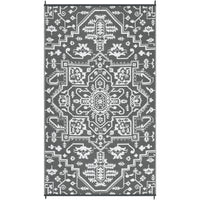 Garvee Outdoor Reversible Rug 8x10 Waterproof UV Resistant Plastic Straw Patio Deck Balcony Camping Picnic Mat