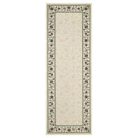 Garvee Washable 2x6 Runner Rug Non Slip Floral Hallway Kitchen Runner Low Pile Vintage Floor Carpet Beige