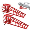 Garvee 2-Pack Hydraulic Car Ramps, 5T/11000 lbs Capacity Low-Profile Car Lift with Adjustable Height (9.4