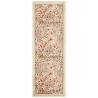 Garvee 2'x6' Runner Rug Non Slip Washable Soft Floral Carpet for Hallways Kitchen Yellow