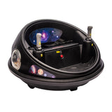 Garvee Ride B Series Kids Electric Bumper Car with Parent Remote Control, 360° Spinning, Music, 2 Speed Modes, Safety Belt, Black, Toddlers 2-3 Years - Black