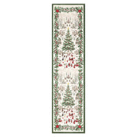 Garvee Hallway Runner Rug 2x10 Christmas Low Pile Non-Slip Polyester Stain-Resistant Foldable Entryway Kitchen Mat