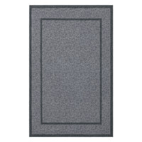 Garvee Indoor Area Rug Weather Resistant Easy to Clean Non Slip Stain Resistant Grey 10x13Ft
