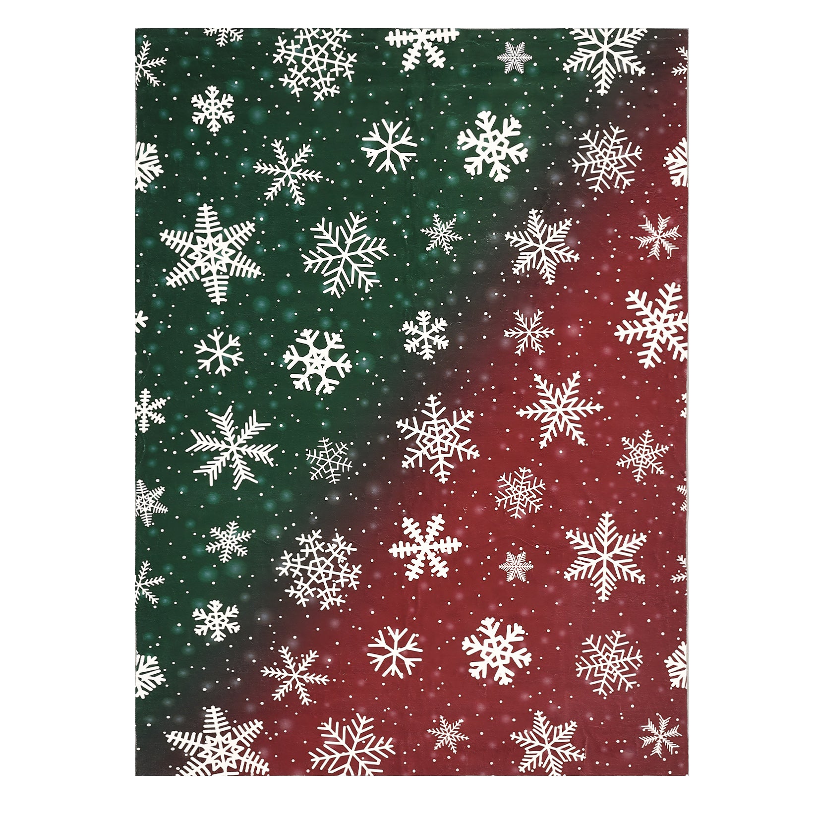 Garvee Bold Color Christmas Red & Green 6x9 Area Rugs - Non-Slip Reversible Washable Skin-Friendly Soft Rug - Machine Washable for Floor Washer, Pets & Baby Friendly Holiday Decor