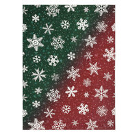 Garvee Bold Color Christmas Red & Green 6x9 Area Rugs - Non-Slip Reversible Washable Skin-Friendly Soft Rug - Machine Washable for Floor Washer, Pets & Baby Friendly Holiday Decor