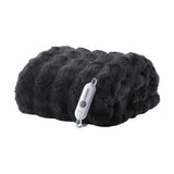 Garvee Heated Blanket Queen, Dual Control Faux Fur Electric Blanket with 4 Heat Settings, Soft Bubble Blanket with 8 Hour Auto-Off & Overheat Protection, for Gifts Home Couch or Bed, Dark Grey - Grey