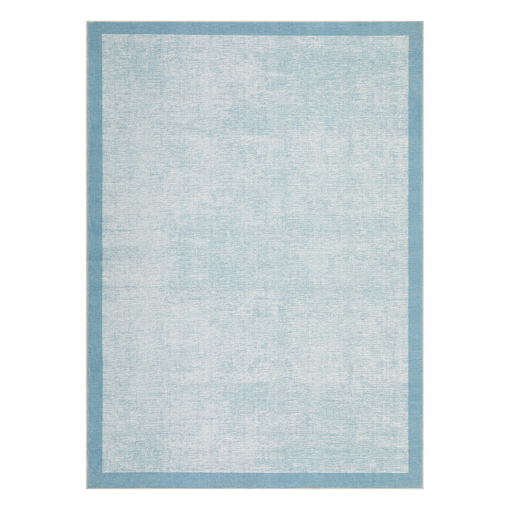 Garvee Large Area Rug 8x10 Washable Non Slip Modern Geometric Carpet Light Blue for Living Room Bedroom Dining Room