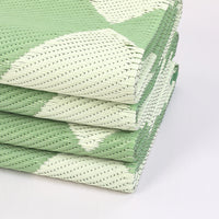 Garvee Outdoor Plastic Straw Rug 8x10 Reversible Waterproof Patio Rug Green Diamond for Camping Picnic Beach