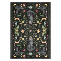 Garvee Washable Area Rug Durable Soft Material Non-Slip Backing For Living Room Bedroom, Easy Clean, Multi-Color