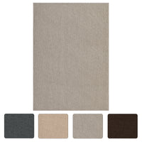 Garvee Large Area Rug 10x13 Washable Non Slip Woven Textured Carpet Ultra-Thin Tan for Living Room Bedroom Office