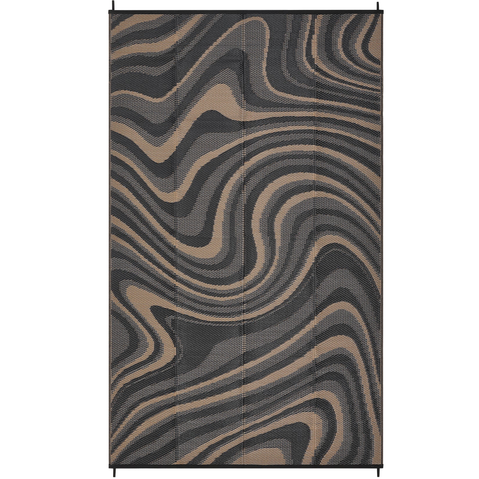 Garvee 10x14 Outdoor Area Rug Waterproof Reversible UV Resistant Polypropylene Modern Abstract Design Lightweight Portable for Patio Beach RV