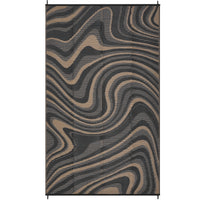 Garvee 10x14 Outdoor Area Rug Waterproof Reversible UV Resistant Polypropylene Modern Abstract Design Lightweight Portable for Patio Beach RV