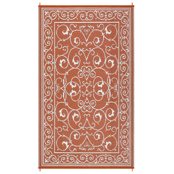 Garvee  9' x 18' Outdoor Rug Reversible Waterproof Foldable Plastic Straw Mat Lightweight Easy Clean for Patio Camping Beach Balcony