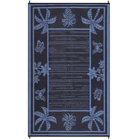 Garvee Outdoor Rug 9x12 Waterproof Reversible Polypropylene Durable UV-Protected Quick-Dry Patio Deck Balcony Camping