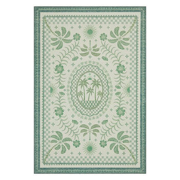 Garvee Premium Animal & Floral Area Rug – Kids & Living Room Friendly, Soft Woven Carpet, 5x7 ft