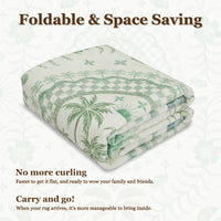 Garvee Premium Animal & Floral Area Rug – Kids & Living Room Friendly, Soft Woven Carpet, 5x7 ft