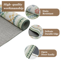 Garvee Premium Animal & Floral Area Rug – Kids & Living Room Friendly, Soft Woven Carpet, 5x7 ft