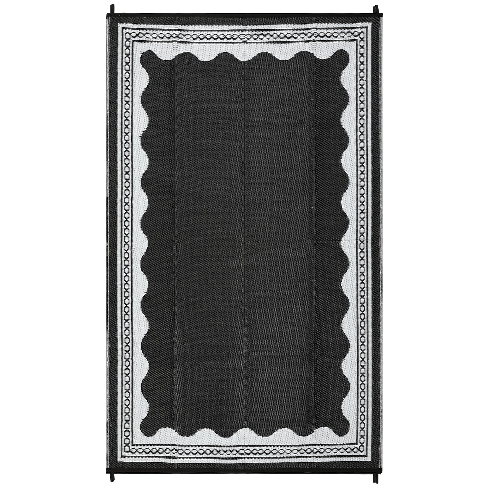 Garvee Outdoor Rug 8x10 Reversible Waterproof Quick-Dry Polypropylene Lightweight Foldable Patio Balcony Camping