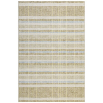 Garvee Washable 10x13 Area Rug Plaid Checkered Non Slip Ultra Thin Low Pile Indoor Carpet Taupe for Living Room Bedroom Dining Room Office