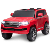 Garvee Ride - P Series: 12V Toyota Land Cruiser Kids' Car: Remote, LED, 3 Speeds, Dual 45W Motors, USB Music, Seat Belt, CPC & ASTM Approved