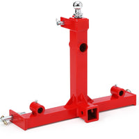 Garvee 3000lbs 3Pt Gooseneck Trailer Hitch, 2 Inch for Cat 1 Tractors