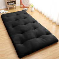 Garvee Japanese Floor Mattress, Twin Size Futon Mattress 39"x 80", Foldable Floor Bed Mattress Roll Up Portable Sleeping Pad, Kids Floor Play Mat Tatami Mat, Black
