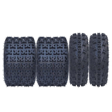 Garvee Set of 4 ATV UTV All-Terrain Tires 23x7-10 Front 22x10-10 Rear 6-Ply Tubeless