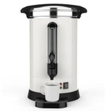 Garvee 120 Cups Coffee Urn,18L/4.8 Gallon Double Wall Commerical Coffee Maker for Buffet Catering Wedding Gathering,Large Capacity Hot Coffee Dispenser,Stainless Steel Hot Water Urn - White