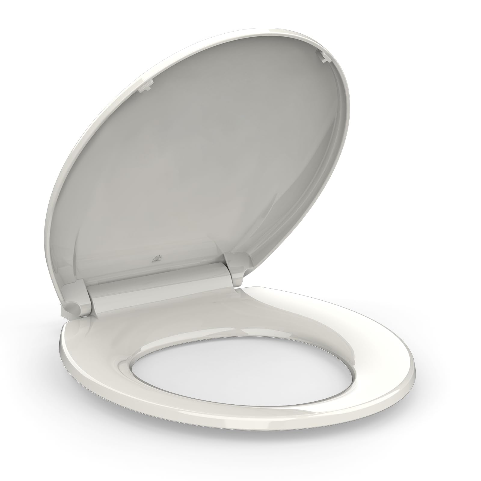 Garvee Toilet Seat Round,Toilet Seat with Quick-Release And Quick-Attach, Plastic Toilet Seat with Soft Close, Easy Install and Clean - Fits Most Round Toilets Biscuit