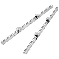 Garvee Linear Rail Slide SBR16-1000mm (2 PCS) and 4 PCS 4SBR16UU Bearing Blocks, Linear Bearing CNC Kit for Automated Machines DIY Project and Equipment