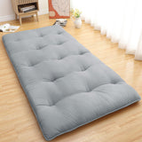 Garvee Futon Mattress Japanese Floor Mattress, Twin Size Tatami Mattress Kids Sleeping Mat for Dormitory, Roll Up Mattress Japanese Floor Mat for Sleep, Easy to Store, Light Grey - Light Gray