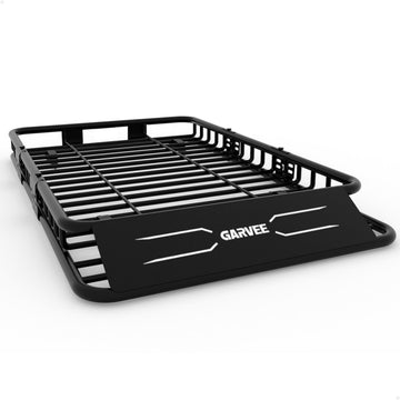 Garvee Spider 64"x 39"x 6" Roof Rack Basket Rooftop Cargo Carrier with Extension Black Car Top Luggage Holder Universal for SUV Cars