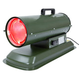 Garvee 80000 BTU Forced Air Diesel and Kerosene Heater, Thermostat Control, Portable for Outside, Jobsite, Garage, Construction, Green - Green