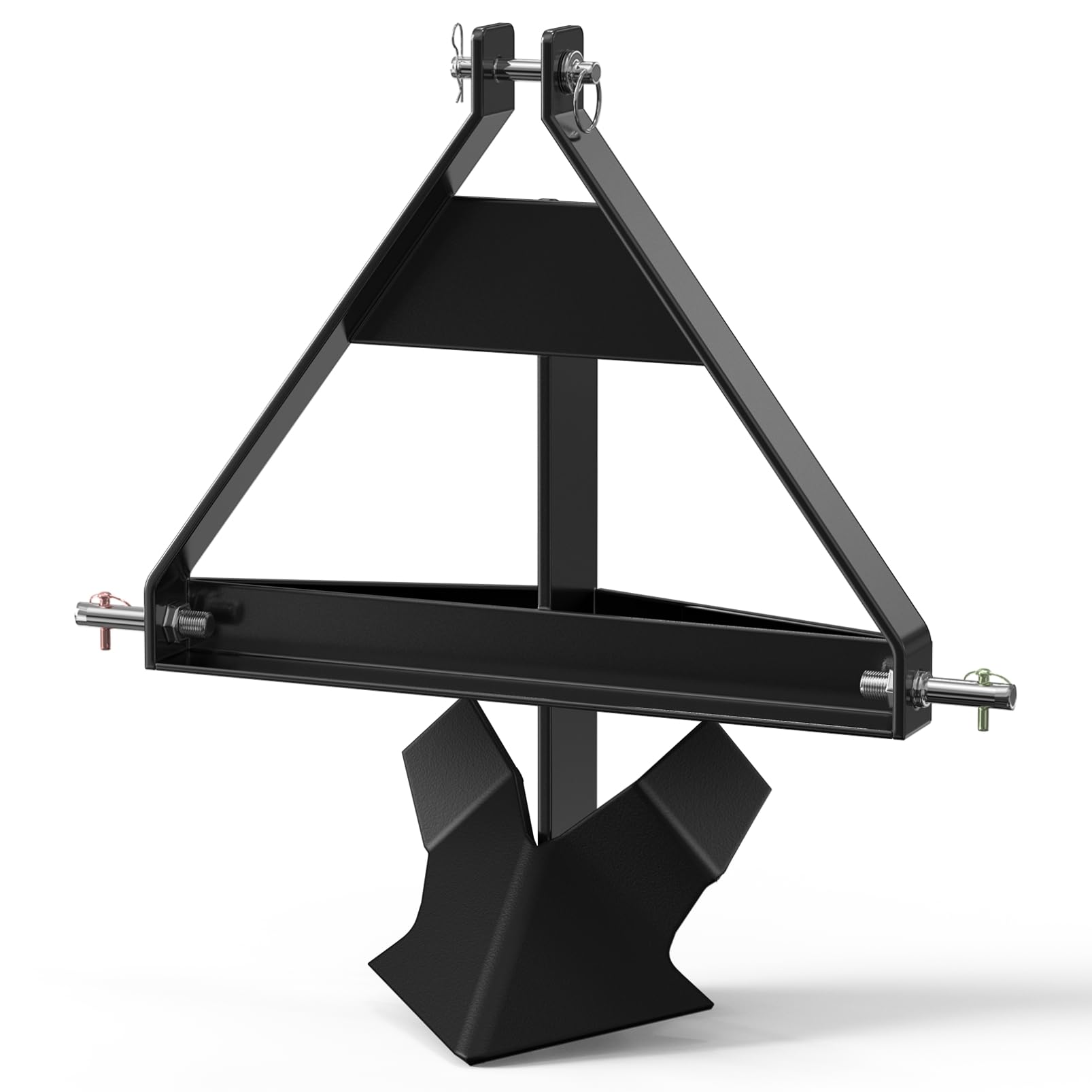 Garvee Middle Buster for Category Plow 3-Point Hitch, Heavy Duty Middle Buster Quick Hitch Tractors Steel Furrowing Plow Mechanical Plowing, Soil Tiller
