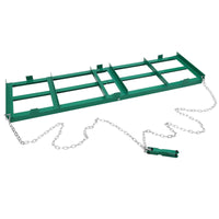 Garvee Driveway Drag 96" Width, Tow Behind Drag Harrow 20" Length, 6" Height, Driveway Tractor Harrow with Heavy Duty Chain, Driveway Grader for ATV, UTV, Tractor, Mower